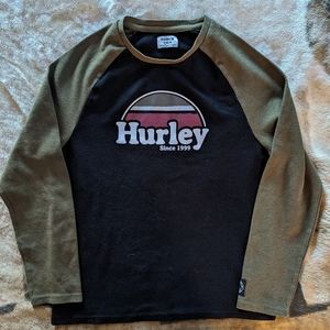 Hurley‎ long sleeve waffle shirt